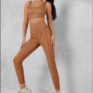 2pc nude athletic set